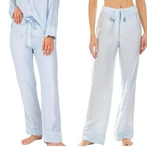 Ettitude Sateen CleanBamboo PJ Pants/Starlight Blue Stripes